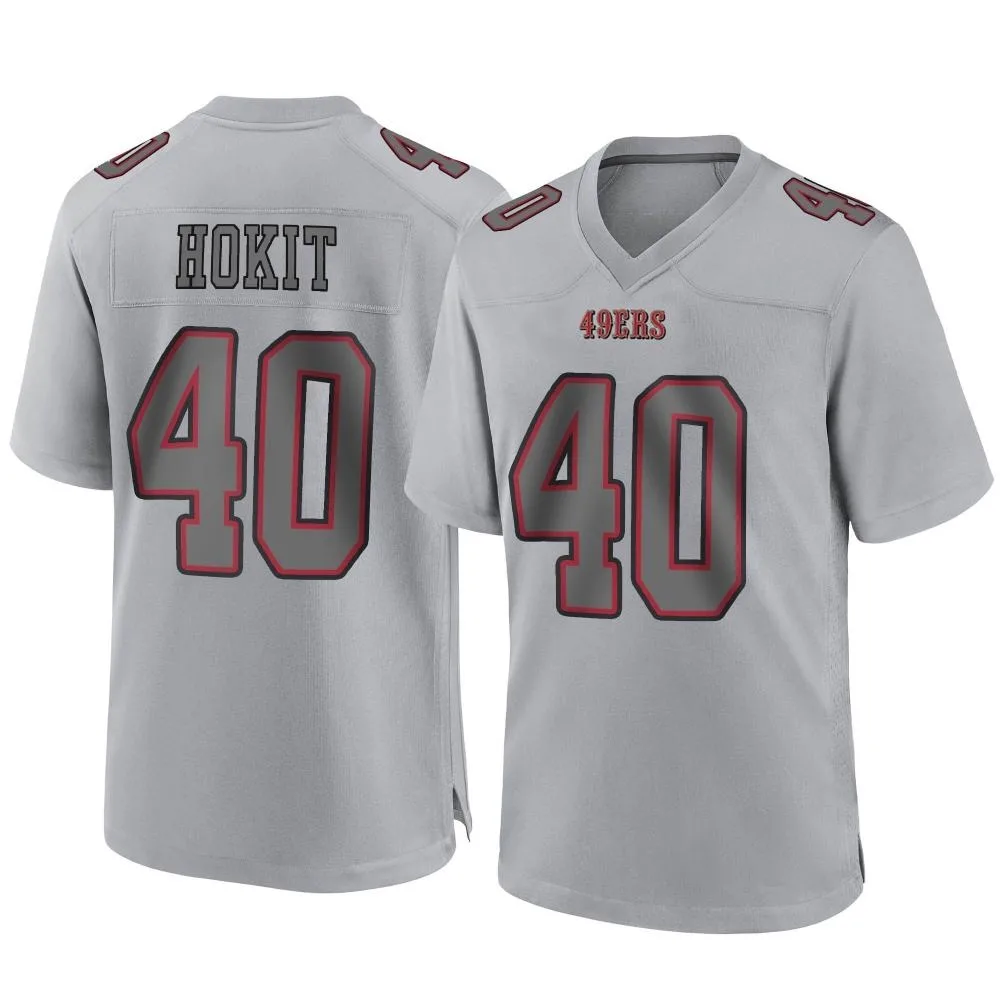 Youth San Francisco 49ers Josh Hokit Nike Atmosphere Fashion Game Gray Jersey Youth San Francisco 49ers Josh Hokit Nike Atmosphere Fashion Game Gray Jersey