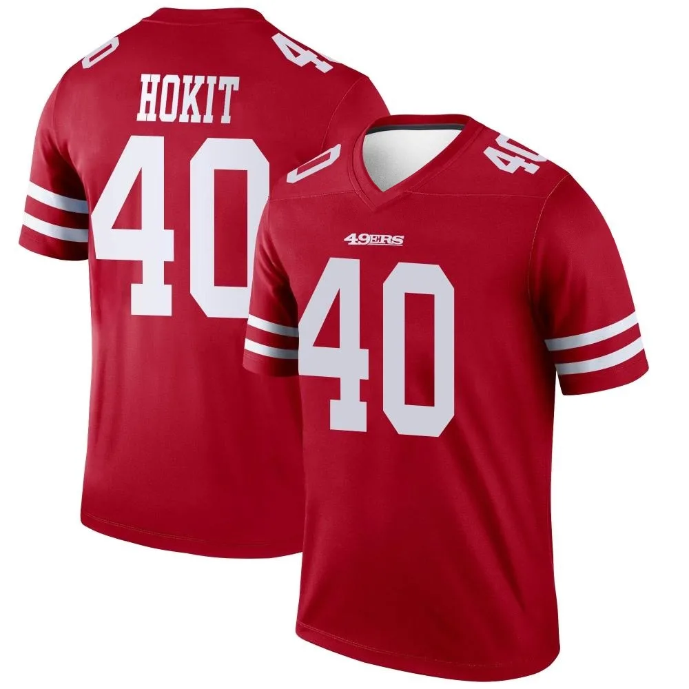 Youth San Francisco 49ers Josh Hokit Nike Legend Scarlet Jersey Youth San Francisco 49ers Josh Hokit Nike Legend Scarlet Jersey