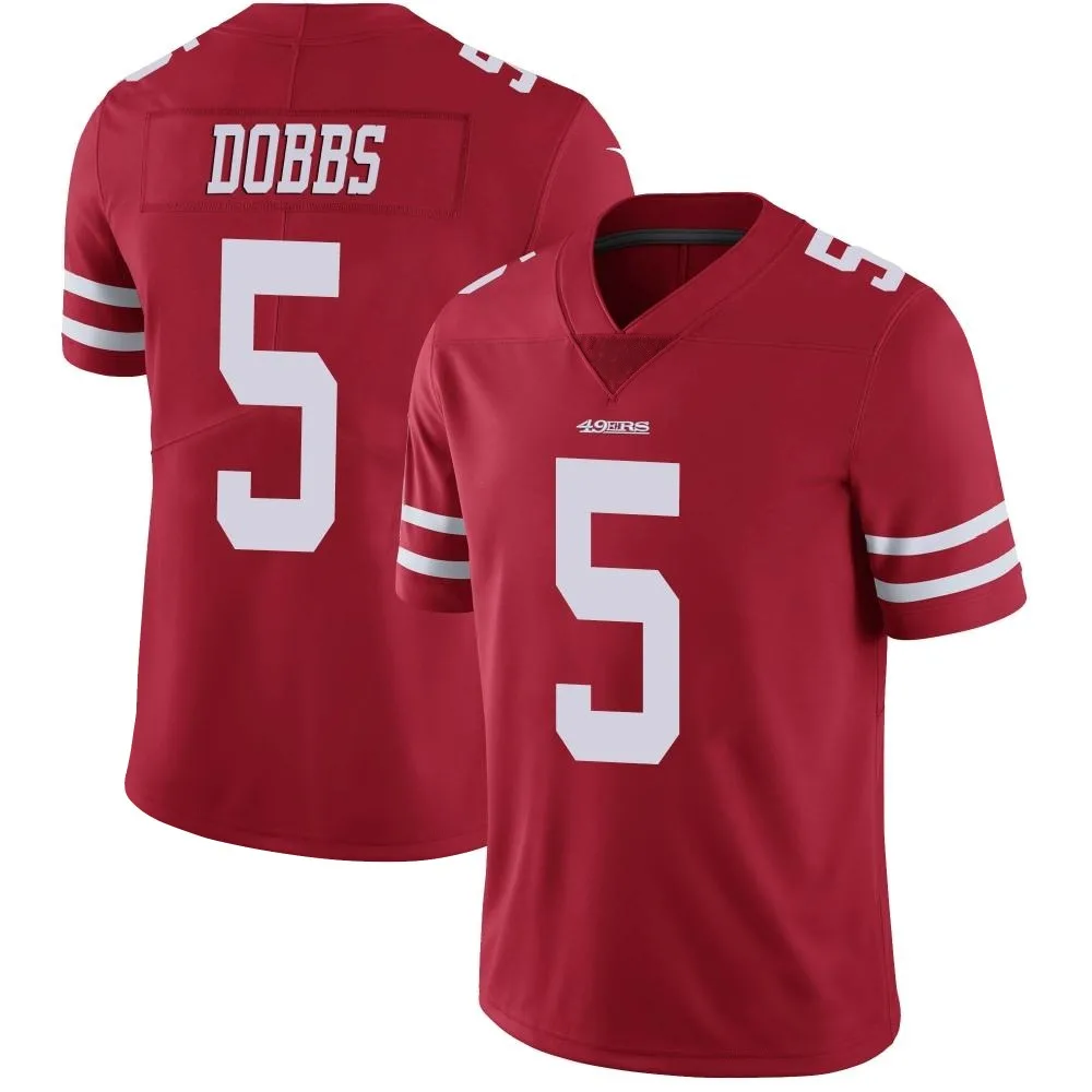 Youth San Francisco 49ers Joshua Dobbs Nike Team Color Vapor Untouchable Limited Red Jersey Youth San Francisco 49ers Joshua Dobbs Nike Team Color Vapor Untouchable Limited Red Jersey