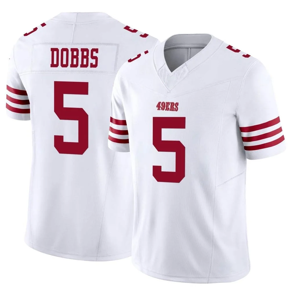 Youth San Francisco 49ers Joshua Dobbs Nike Vapor F.U.S.E. Limited White Jersey Youth San Francisco 49ers Joshua Dobbs Nike Vapor F.U.S.E. Limited White Jersey