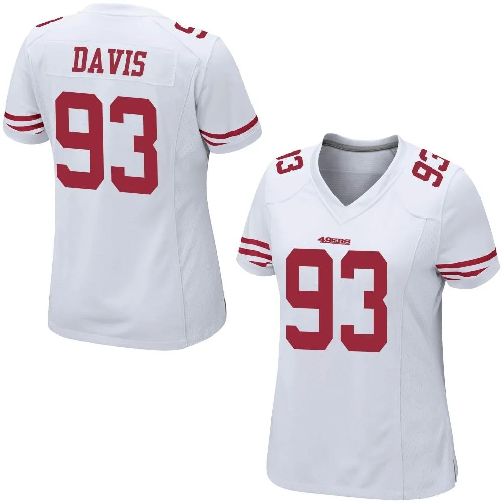 Women's San Francisco 49ers Kalia Davis Nike Game White Jersey Women's San Francisco 49ers Kalia Davis Nike Game White Jersey