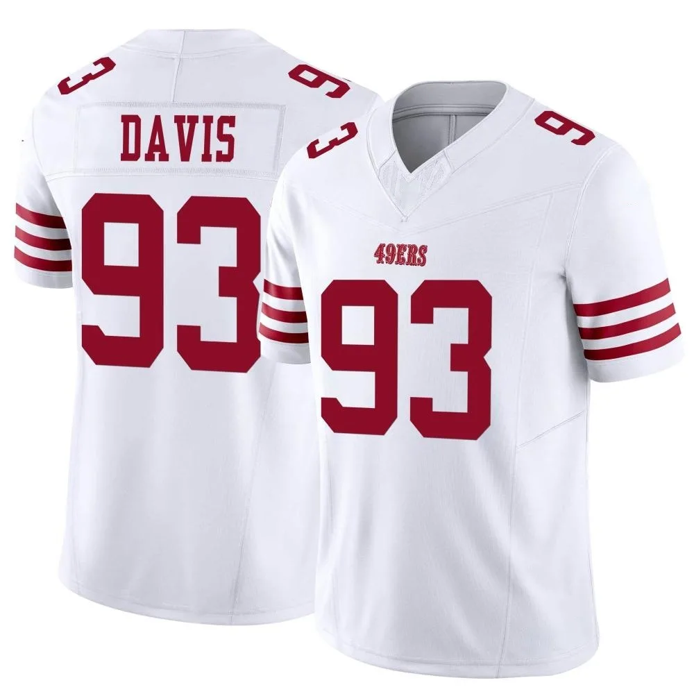 Youth San Francisco 49ers Kalia Davis Nike Vapor F.U.S.E. Limited White Jersey Youth San Francisco 49ers Kalia Davis Nike Vapor F.U.S.E. Limited White Jersey
