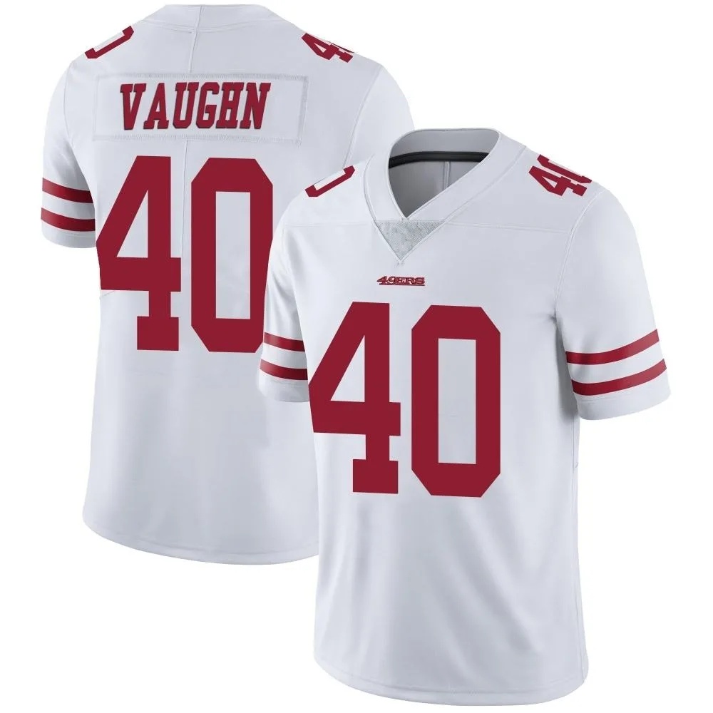 Men's San Francisco 49ers Ke'shawn Vaughn Nike Vapor Untouchable Limited White Jersey Men's San Francisco 49ers Ke'shawn Vaughn Nike Vapor Untouchable Limited White Jersey