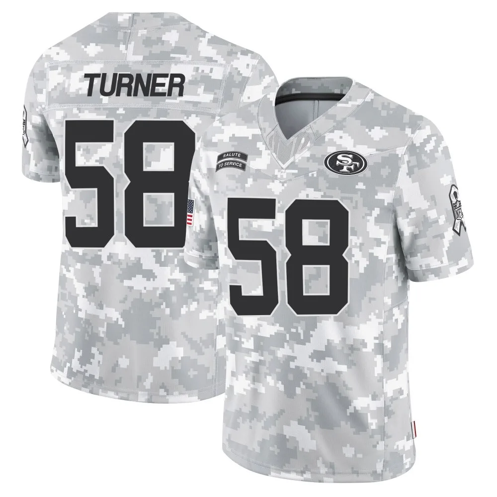 Men's San Francisco 49ers Keena Turner Nike 2024 Salute To Service Limited Arctic Camo Jersey Men's San Francisco 49ers Keena Turner Nike 2024 Salute To Service Limited Arctic Camo Jersey