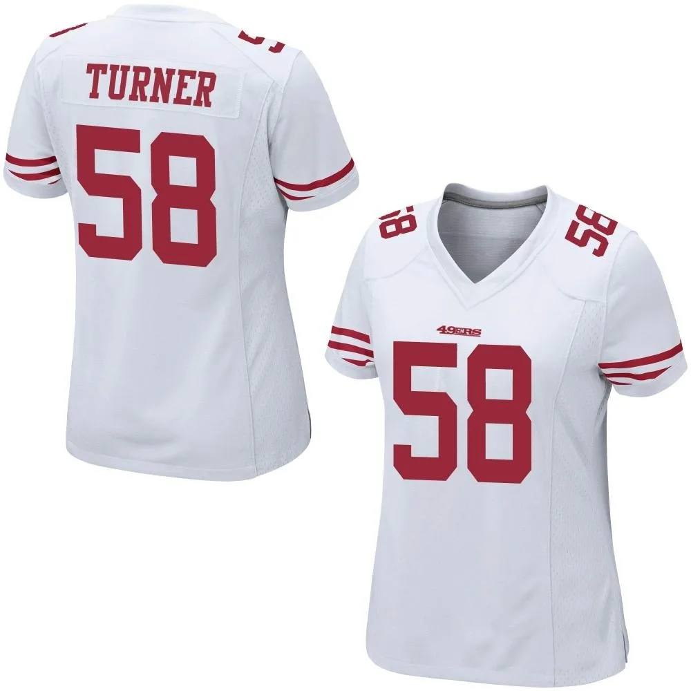 Women's San Francisco 49ers Keena Turner Nike Game White Jersey Women's San Francisco 49ers Keena Turner Nike Game White Jersey