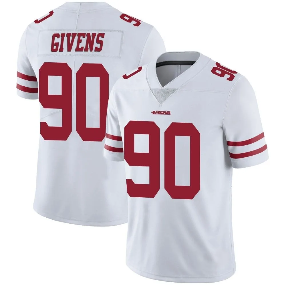 Youth San Francisco 49ers Kevin Givens Nike Vapor Untouchable Limited White Jersey Youth San Francisco 49ers Kevin Givens Nike Vapor Untouchable Limited White Jersey