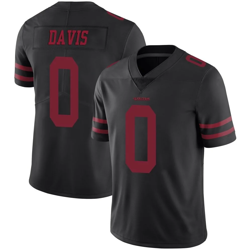 Men's San Francisco 49ers Khalil Davis Nike Alternate Vapor Untouchable Limited Black Jersey Men's San Francisco 49ers Khalil Davis Nike Alternate Vapor Untouchable Limited Black Jersey