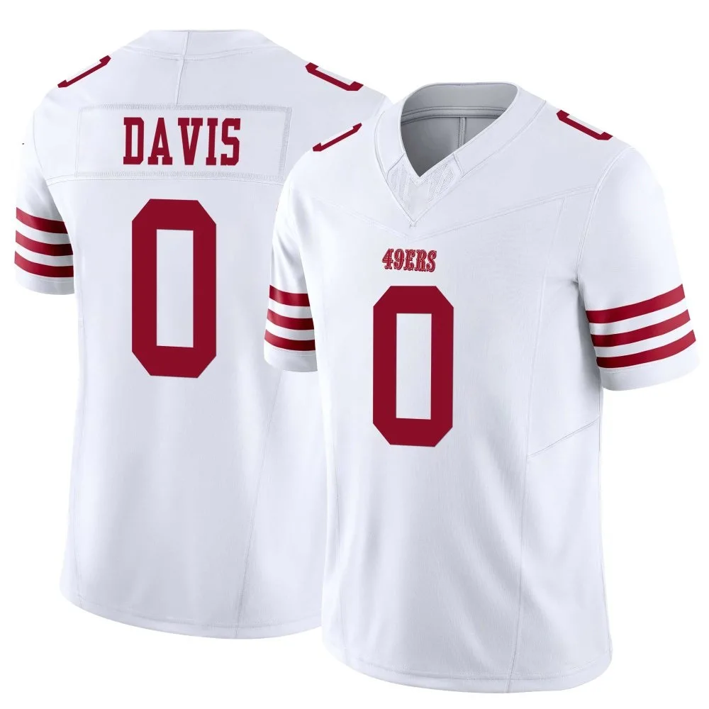 Men's San Francisco 49ers Khalil Davis Nike Vapor F.U.S.E. Limited White Jersey Men's San Francisco 49ers Khalil Davis Nike Vapor F.U.S.E. Limited White Jersey
