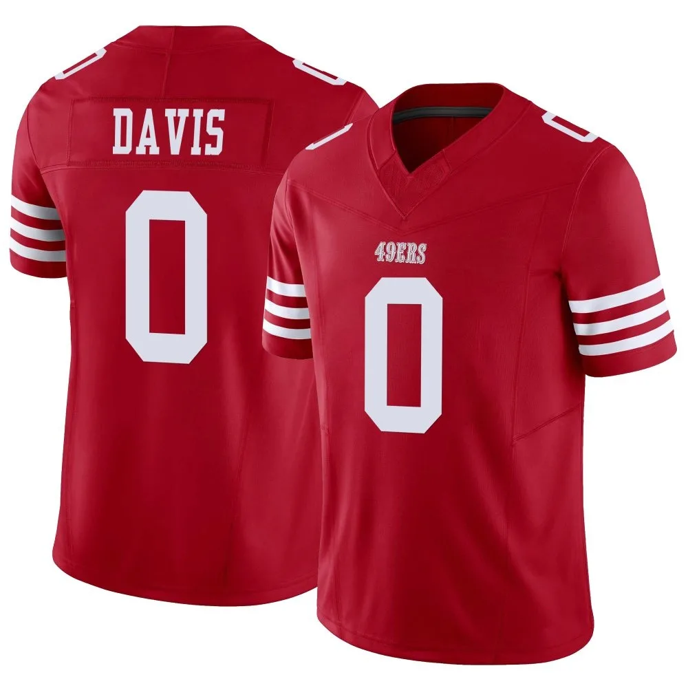 Youth San Francisco 49ers Khalil Davis Nike Vapor F.U.S.E. Limited Scarlet Jersey Youth San Francisco 49ers Khalil Davis Nike Vapor F.U.S.E. Limited Scarlet Jersey