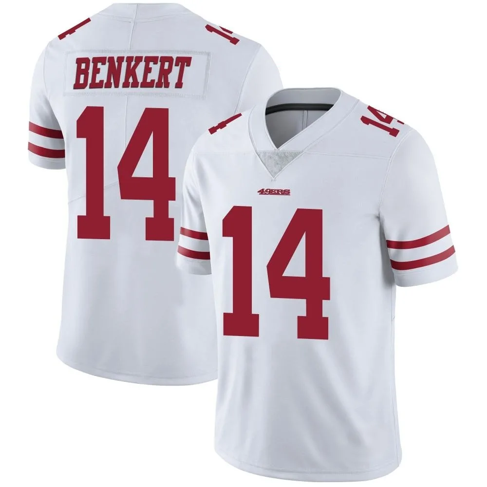 Men's San Francisco 49ers Kurt Benkert Nike Vapor Untouchable Limited White Jersey Men's San Francisco 49ers Kurt Benkert Nike Vapor Untouchable Limited White Jersey