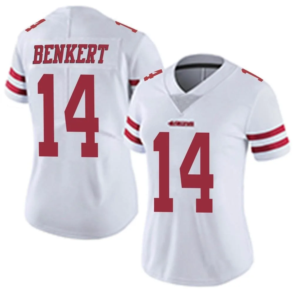 Women's San Francisco 49ers Kurt Benkert Nike Vapor Untouchable Limited White Jersey Women's San Francisco 49ers Kurt Benkert Nike Vapor Untouchable Limited White Jersey