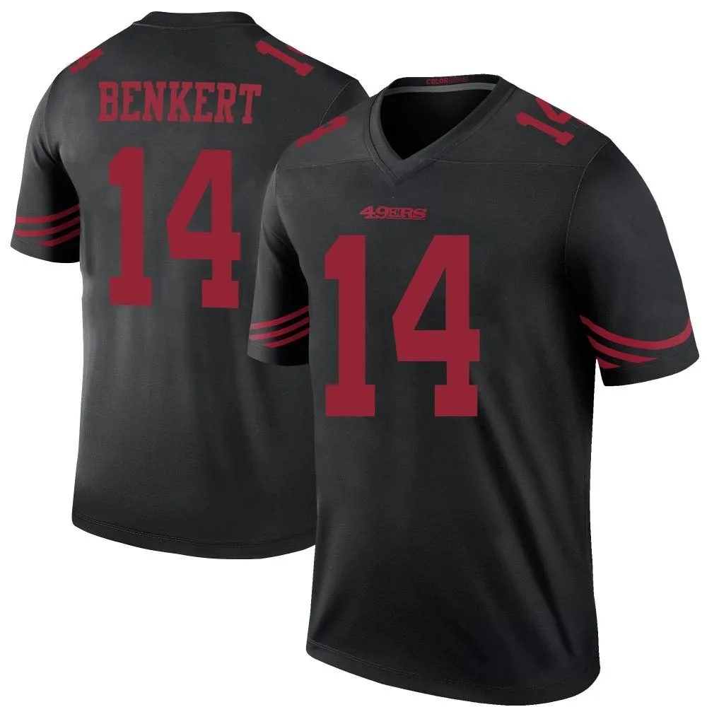 Youth San Francisco 49ers Kurt Benkert Nike Color Rush Legend Black Jersey Youth San Francisco 49ers Kurt Benkert Nike Color Rush Legend Black Jersey