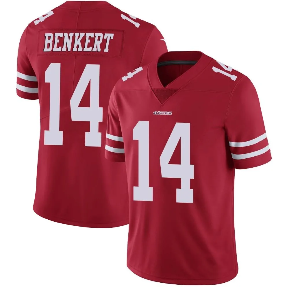 Youth San Francisco 49ers Kurt Benkert Nike Team Color Vapor Untouchable Limited Red Jersey Youth San Francisco 49ers Kurt Benkert Nike Team Color Vapor Untouchable Limited Red Jersey