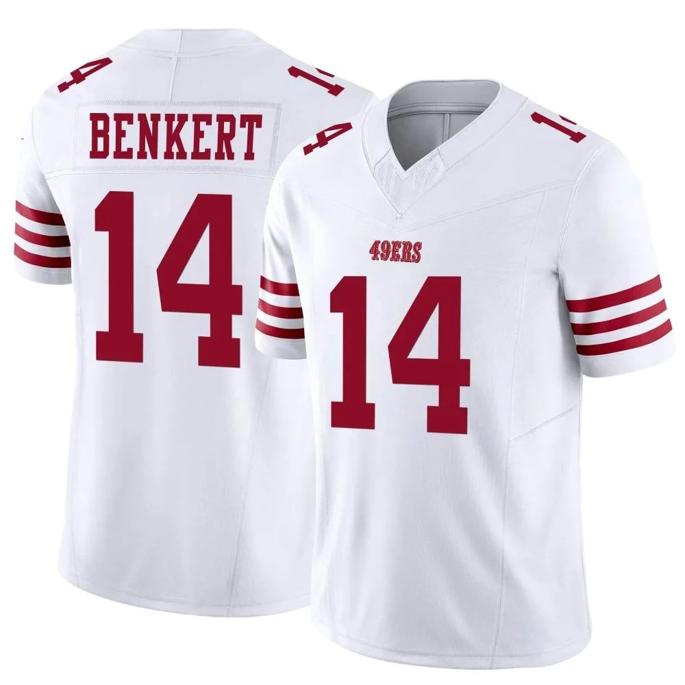 Youth San Francisco 49ers Kurt Benkert Nike Vapor F.U.S.E. Limited White Jersey Youth San Francisco 49ers Kurt Benkert Nike Vapor F.U.S.E. Limited White Jersey