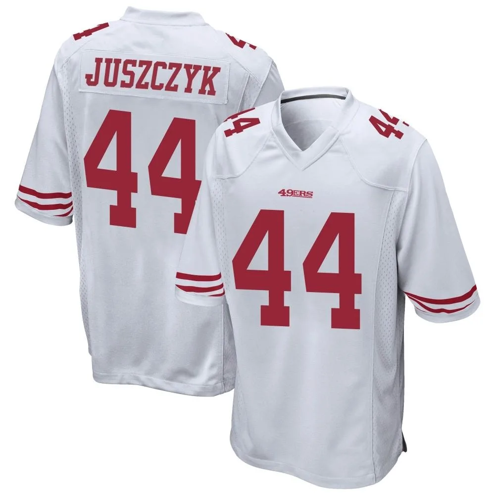 Men's San Francisco 49ers Kyle Juszczyk Nike Game White Jersey Men's San Francisco 49ers Kyle Juszczyk Nike Game White Jersey