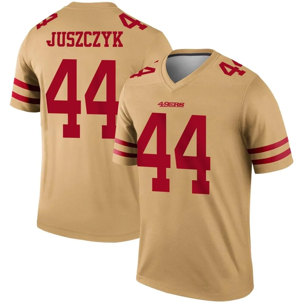 Youth San Francisco 49ers Kyle Juszczyk Nike Inverted Legend Gold Jersey Youth San Francisco 49ers Kyle Juszczyk Nike Inverted Legend Gold Jersey