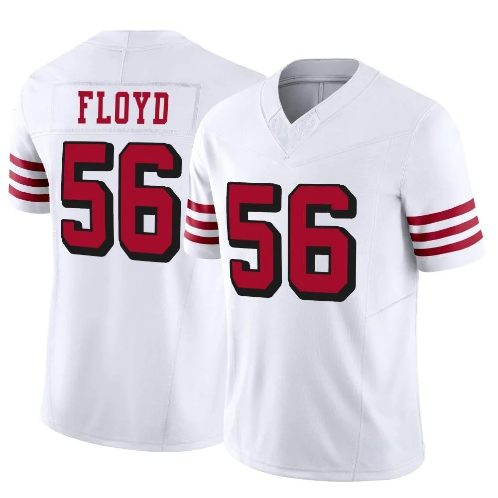 Men's San Francisco 49ers Leonard Floyd Nike Alternate Vapor F.U.S.E. Limited White Jersey Men's San Francisco 49ers Leonard Floyd Nike Alternate Vapor F.U.S.E. Limited White Jersey
