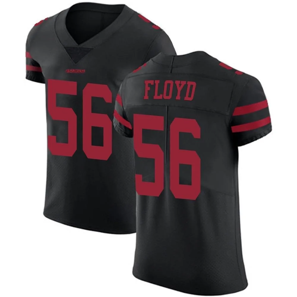Men's San Francisco 49ers Leonard Floyd Nike Alternate Vapor Untouchable Elite Black Jersey Men's San Francisco 49ers Leonard Floyd Nike Alternate Vapor Untouchable Elite Black Jersey