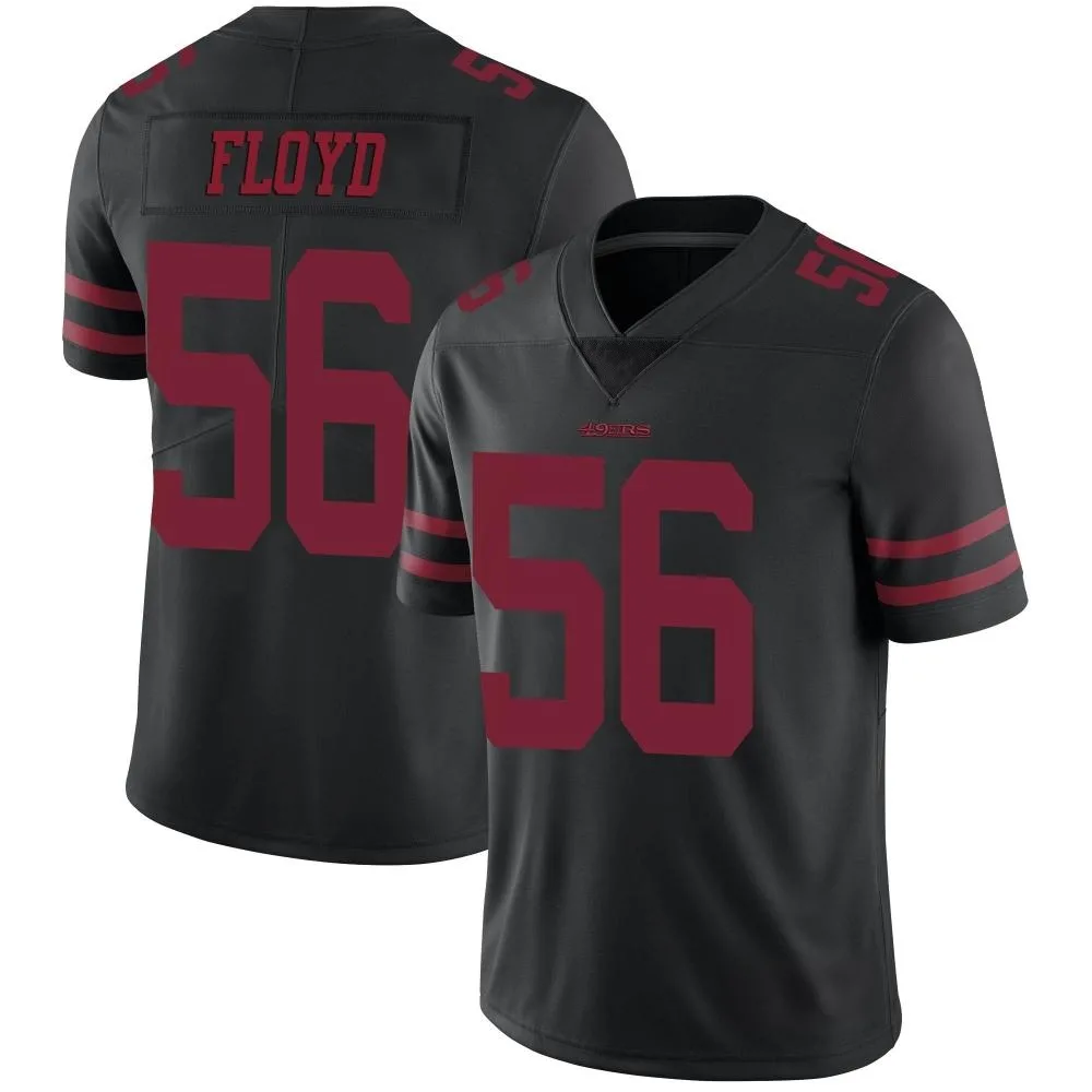 Men's San Francisco 49ers Leonard Floyd Nike Alternate Vapor Untouchable Limited Black Jersey Men's San Francisco 49ers Leonard Floyd Nike Alternate Vapor Untouchable Limited Black Jersey