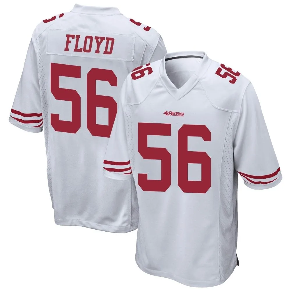 Men's San Francisco 49ers Leonard Floyd Nike Game White Jersey Men's San Francisco 49ers Leonard Floyd Nike Game White Jersey