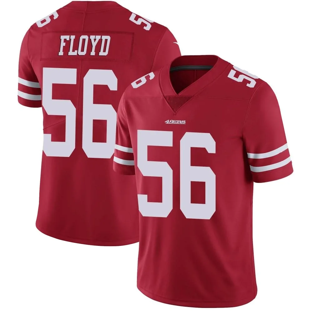 Men's San Francisco 49ers Leonard Floyd Nike Team Color Vapor Untouchable Limited Red Jersey Men's San Francisco 49ers Leonard Floyd Nike Team Color Vapor Untouchable Limited Red Jersey