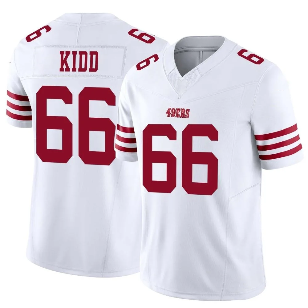 Men's San Francisco 49ers Lewis Kidd Nike Vapor F.U.S.E. Limited White Jersey Men's San Francisco 49ers Lewis Kidd Nike Vapor F.U.S.E. Limited White Jersey