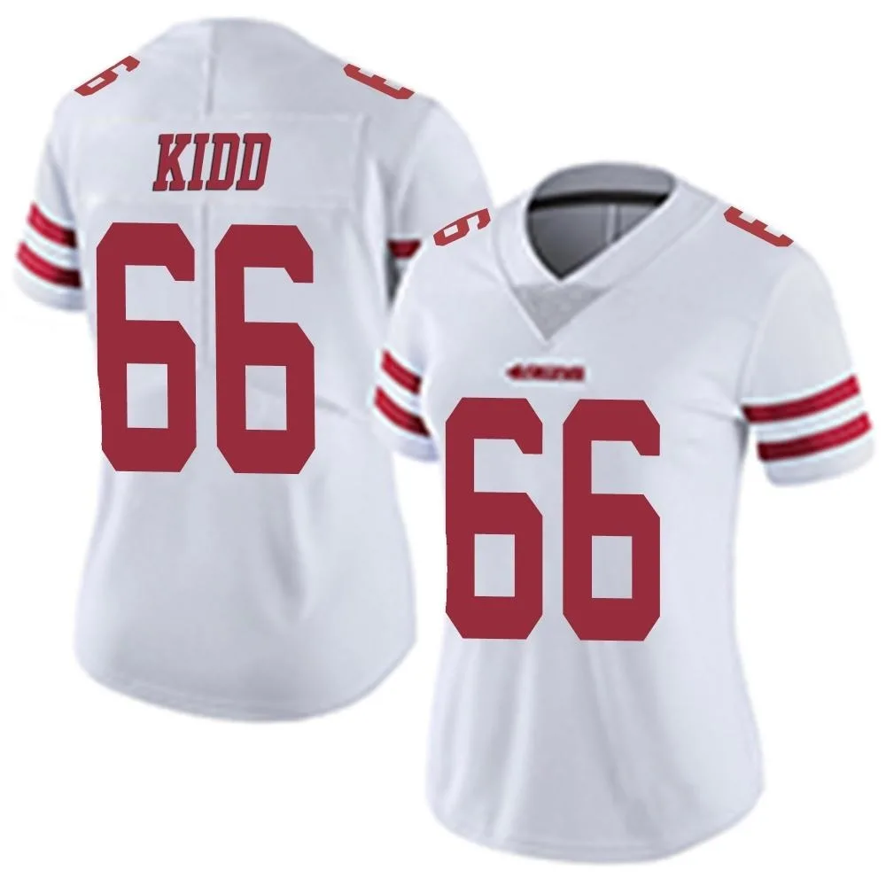 Women's San Francisco 49ers Lewis Kidd Nike Vapor Untouchable Limited White Jersey Women's San Francisco 49ers Lewis Kidd Nike Vapor Untouchable Limited White Jersey