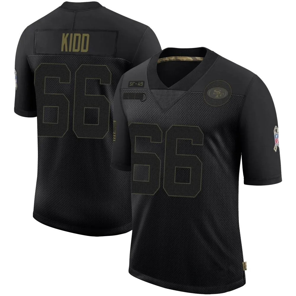 Youth San Francisco 49ers Lewis Kidd Nike 2020 Salute To Service Limited Black Jersey Youth San Francisco 49ers Lewis Kidd Nike 2020 Salute To Service Limited Black Jersey