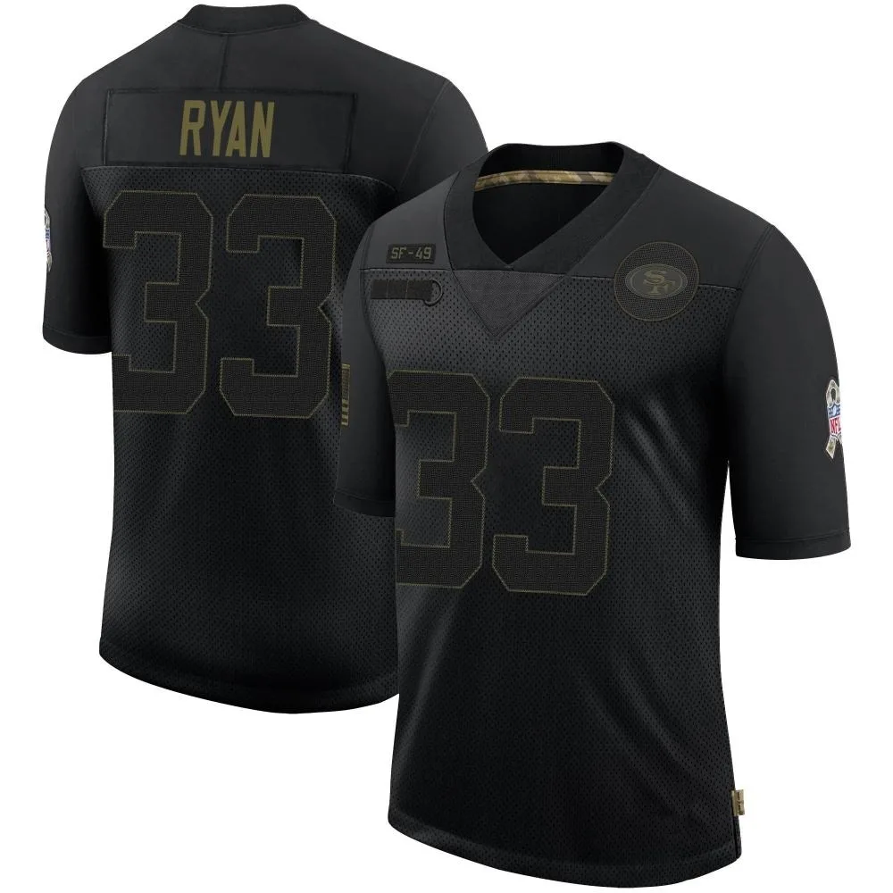 Youth San Francisco 49ers Logan Ryan Nike 2020 Salute To Service Limited Black Jersey Youth San Francisco 49ers Logan Ryan Nike 2020 Salute To Service Limited Black Jersey
