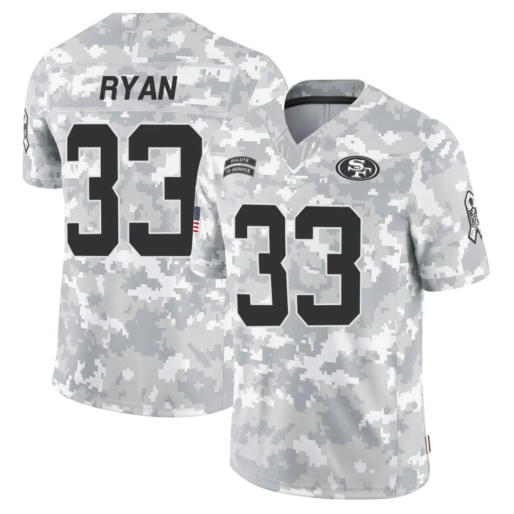 Youth San Francisco 49ers Logan Ryan Nike 2024 Salute To Service Limited Arctic Camo Jersey Youth San Francisco 49ers Logan Ryan Nike 2024 Salute To Service Limited Arctic Camo Jersey
