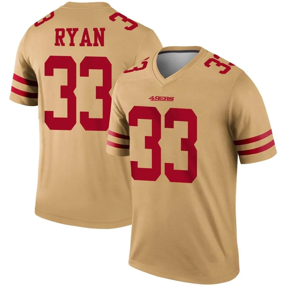 Youth San Francisco 49ers Logan Ryan Nike Inverted Legend Gold Jersey Youth San Francisco 49ers Logan Ryan Nike Inverted Legend Gold Jersey