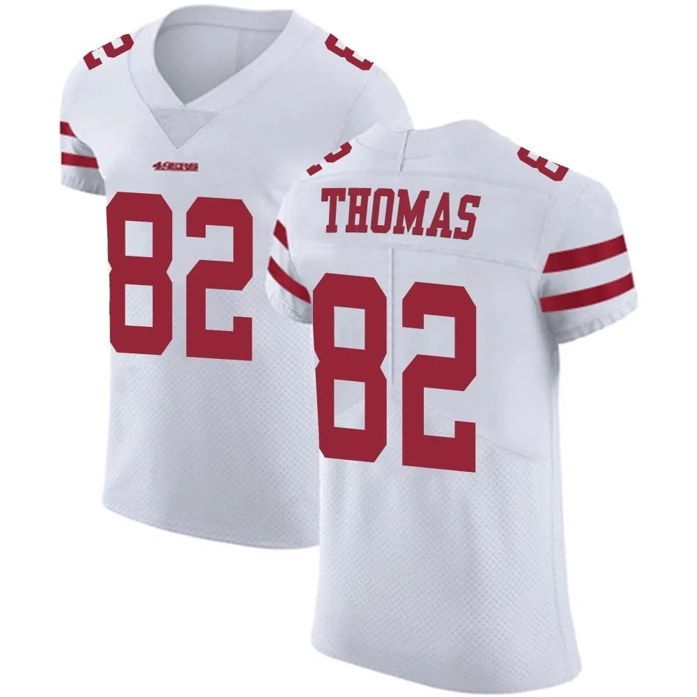Men's San Francisco 49ers Logan Thomas Nike Vapor Untouchable Elite White Jersey Men's San Francisco 49ers Logan Thomas Nike Vapor Untouchable Elite White Jersey