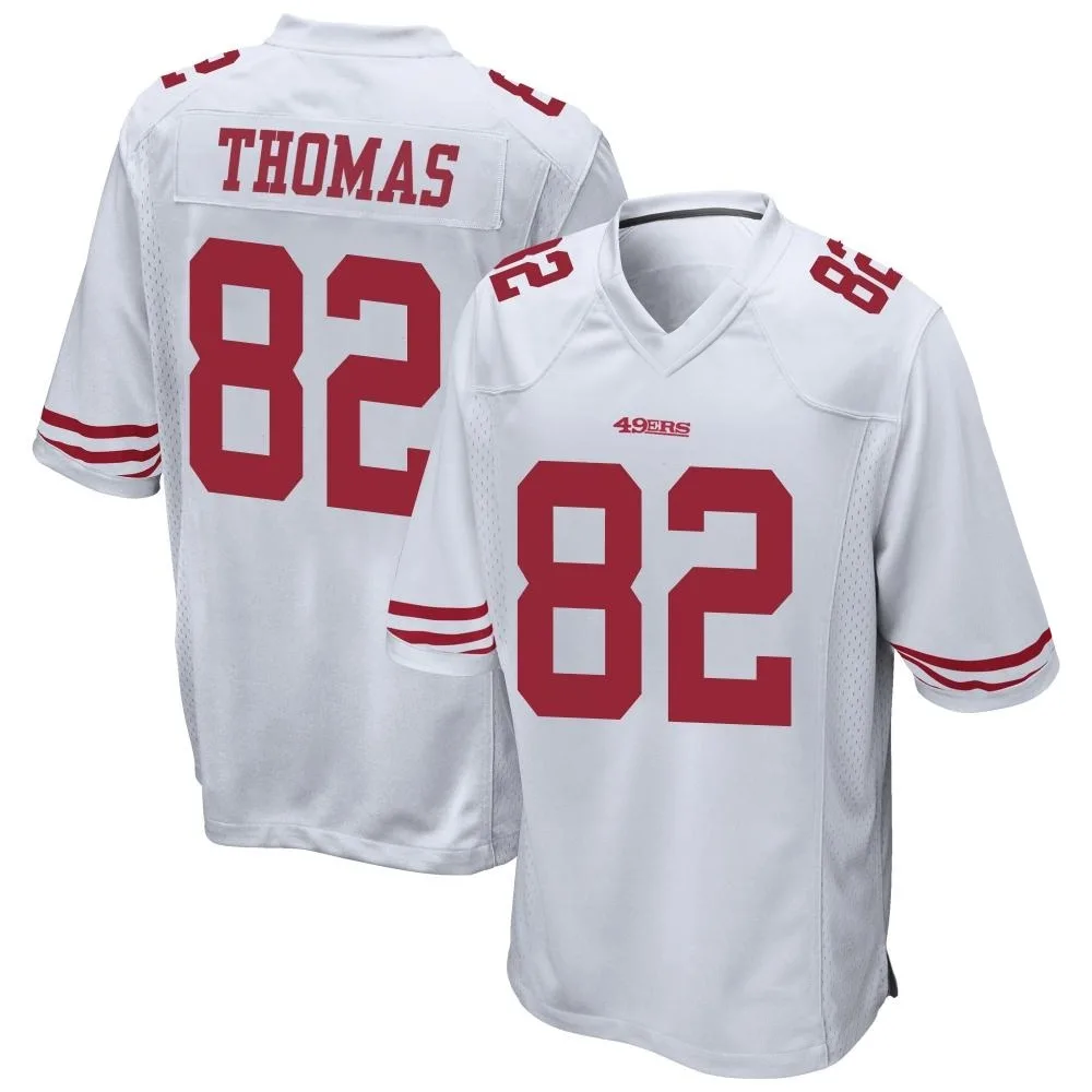 Youth San Francisco 49ers Logan Thomas Nike Game White Jersey Youth San Francisco 49ers Logan Thomas Nike Game White Jersey
