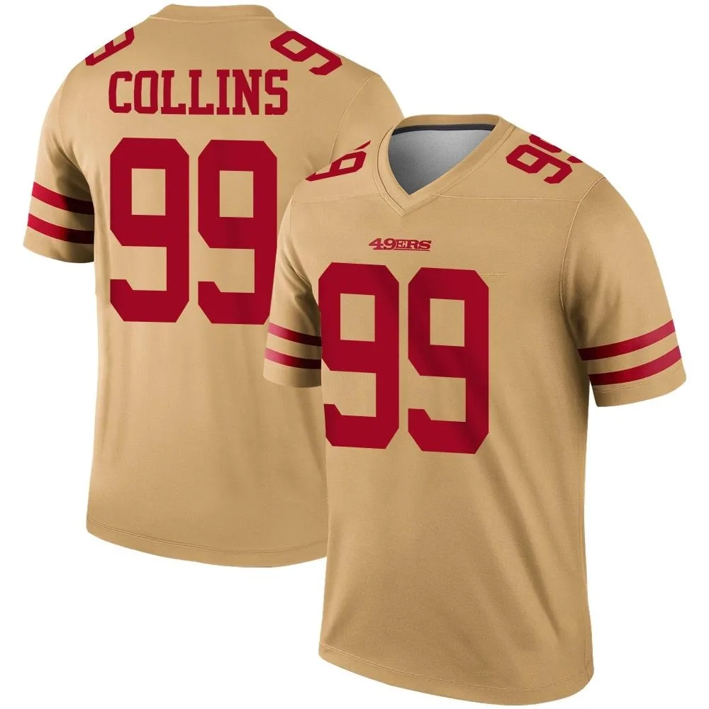Youth San Francisco 49ers Maliek Collins Nike Inverted Legend Gold Jersey Youth San Francisco 49ers Maliek Collins Nike Inverted Legend Gold Jersey