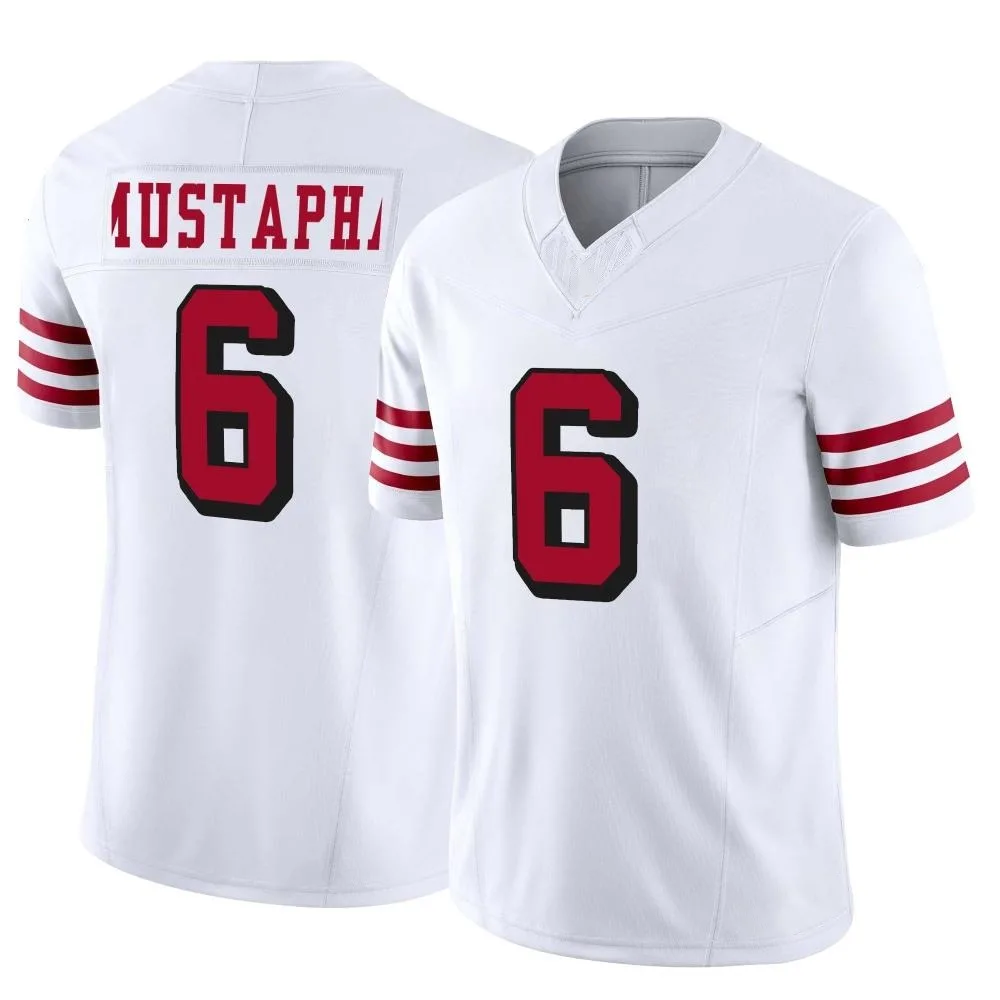 Men's San Francisco 49ers Malik Mustapha Nike Alternate Vapor F.U.S.E. Limited White Jersey Men's San Francisco 49ers Malik Mustapha Nike Alternate Vapor F.U.S.E. Limited White Jersey