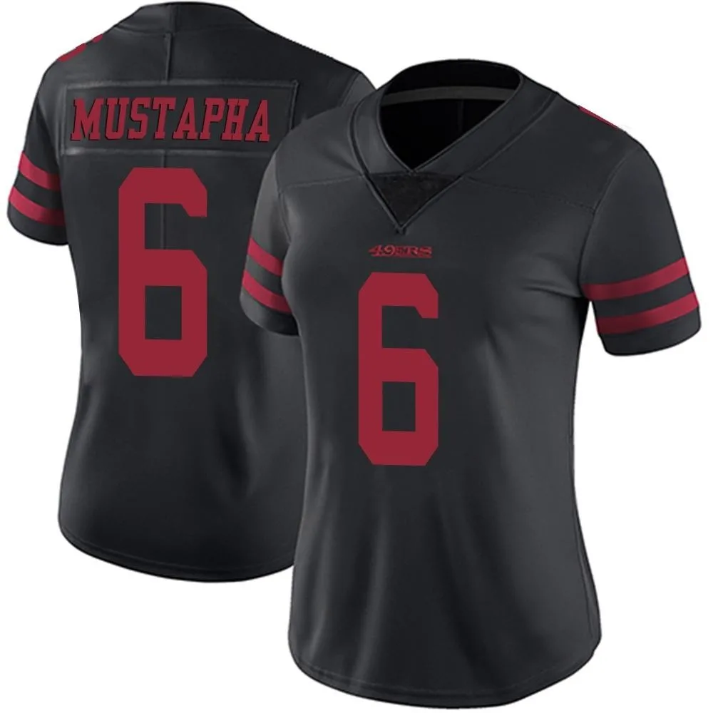 Women's San Francisco 49ers Malik Mustapha Nike Alternate Vapor Untouchable Limited Black Jersey Women's San Francisco 49ers Malik Mustapha Nike Alternate Vapor Untouchable Limited Black Jersey