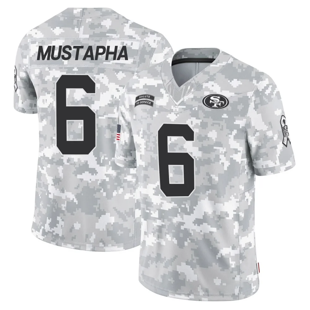 Youth San Francisco 49ers Malik Mustapha Nike 2024 Salute To Service Limited Arctic Camo Jersey Youth San Francisco 49ers Malik Mustapha Nike 2024 Salute To Service Limited Arctic Camo Jersey