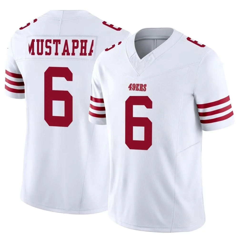 Youth San Francisco 49ers Malik Mustapha Nike Vapor F.U.S.E. Limited White Jersey Youth San Francisco 49ers Malik Mustapha Nike Vapor F.U.S.E. Limited White Jersey