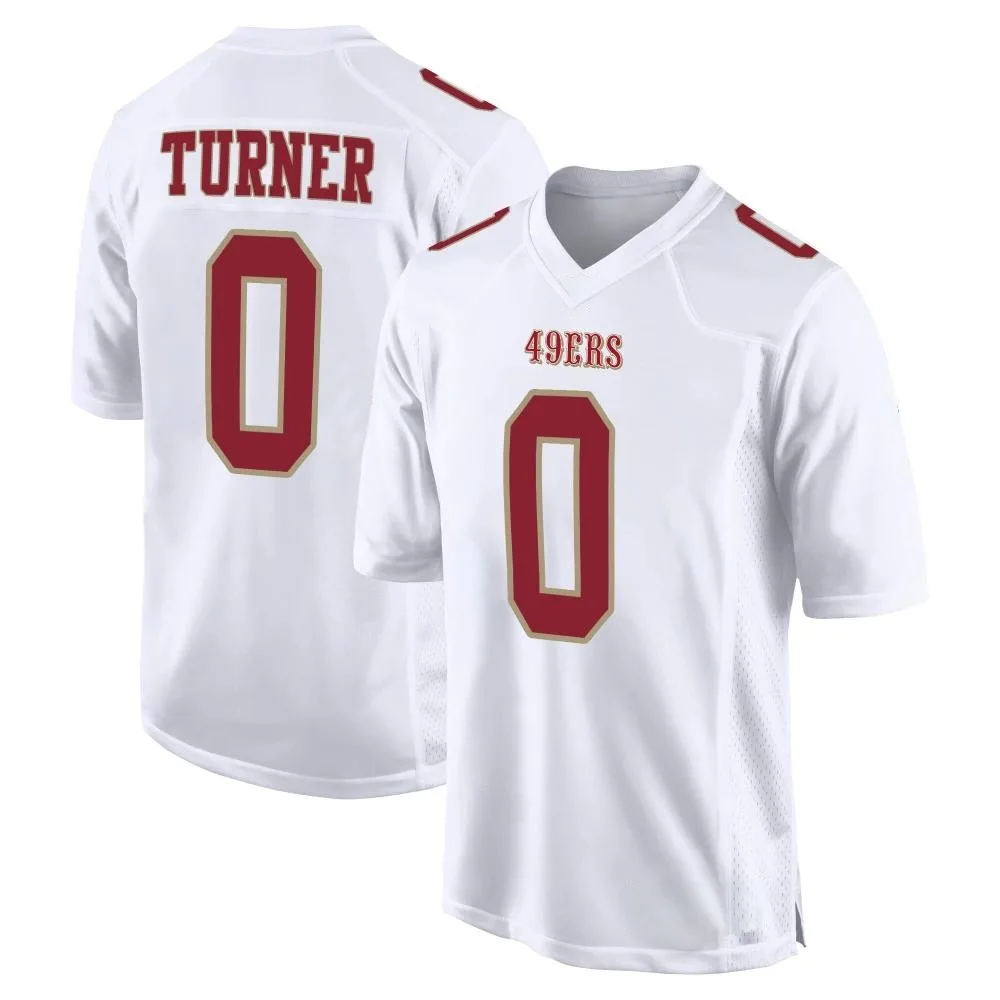 Men's San Francisco 49ers Malik Turner Nike Fashion Game White Jersey Men's San Francisco 49ers Malik Turner Nike Fashion Game White Jersey