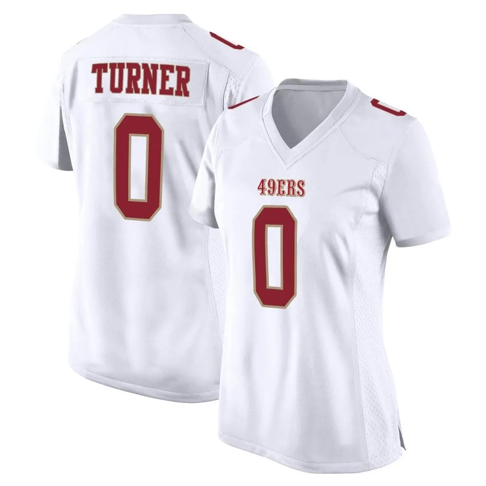 Women's San Francisco 49ers Malik Turner Nike Fashion Game White Jersey Women's San Francisco 49ers Malik Turner Nike Fashion Game White Jersey