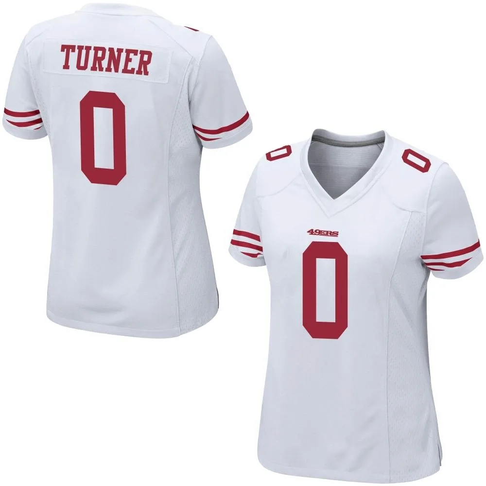 Women's San Francisco 49ers Malik Turner Nike Game White Jersey Women's San Francisco 49ers Malik Turner Nike Game White Jersey