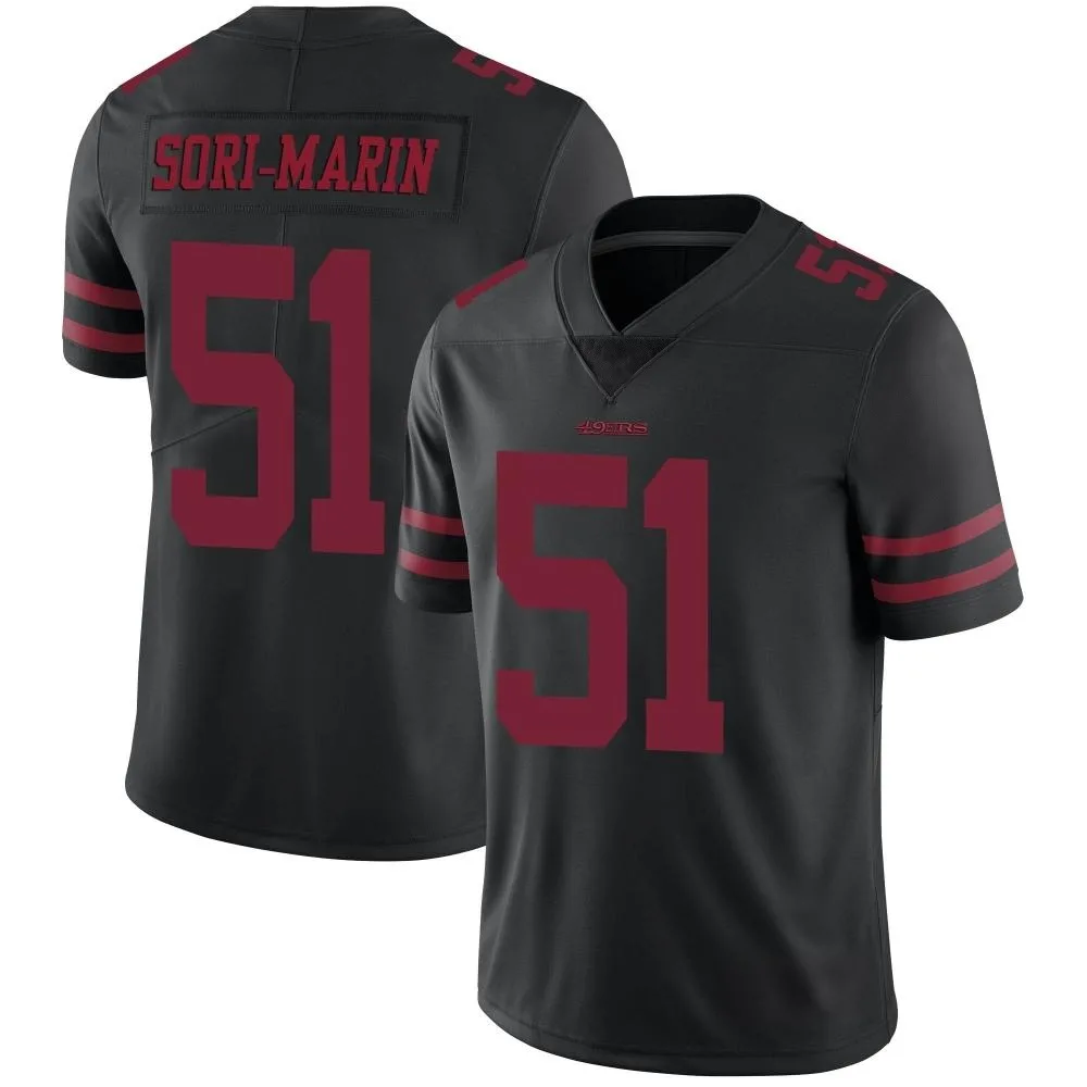 Men's San Francisco 49ers Mariano Sori-marin Nike Alternate Vapor Untouchable Limited Black Jersey Men's San Francisco 49ers Mariano Sori-marin Nike Alternate Vapor Untouchable Limited Black Jersey
