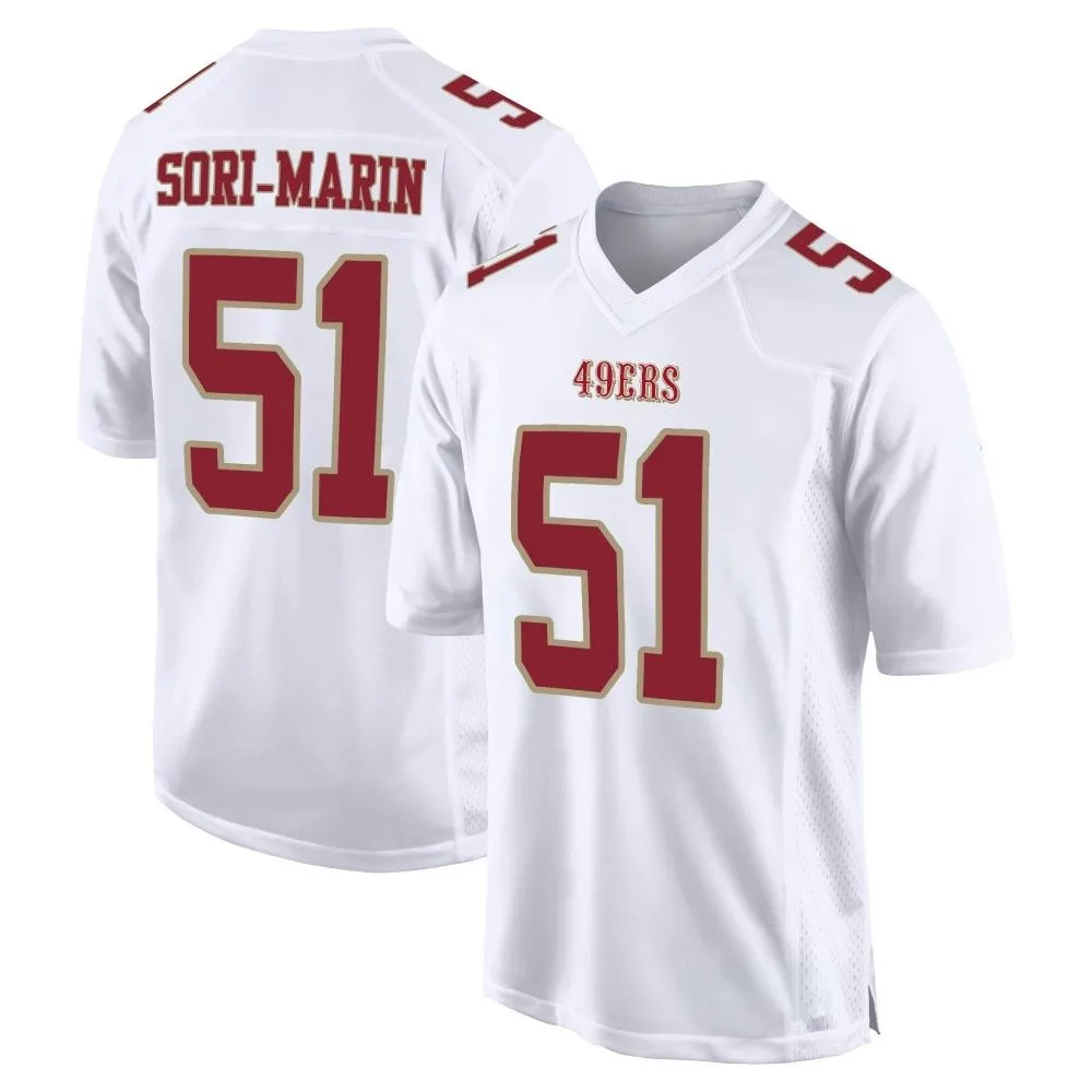 Men's San Francisco 49ers Mariano Sori-marin Nike Fashion Game White Jersey Men's San Francisco 49ers Mariano Sori-marin Nike Fashion Game White Jersey