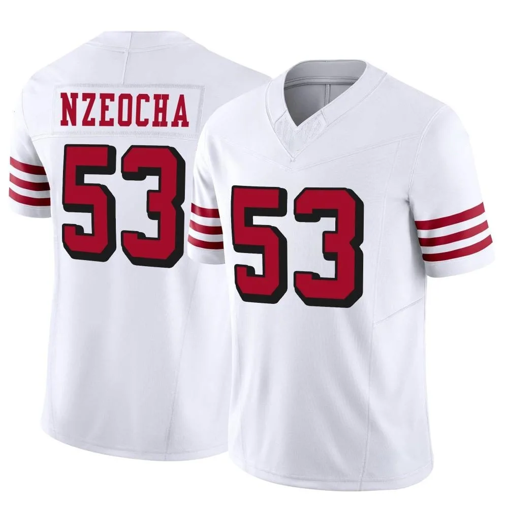 Youth San Francisco 49ers Mark Nzeocha Nike Alternate Vapor F.U.S.E. Limited White Jersey Youth San Francisco 49ers Mark Nzeocha Nike Alternate Vapor F.U.S.E. Limited White Jersey