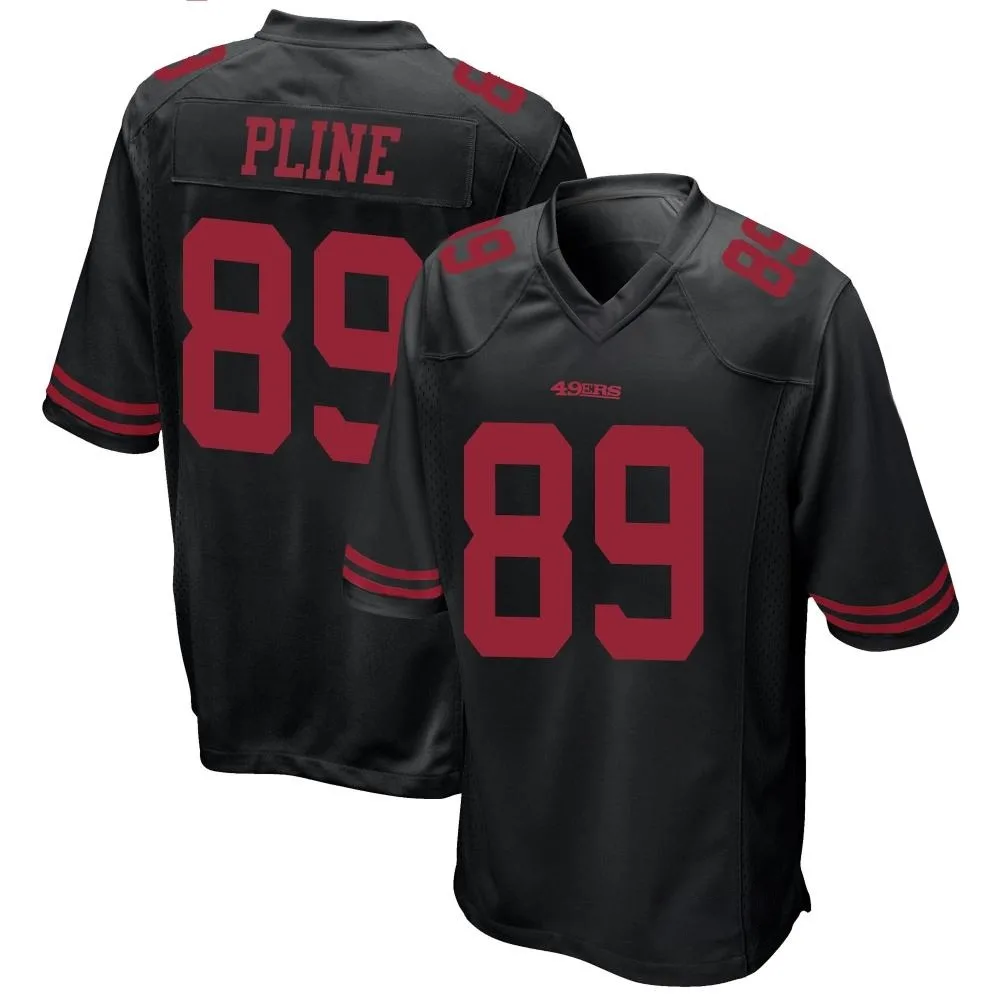 Men's San Francisco 49ers Mason Pline Nike Alternate Game Black Jersey Men's San Francisco 49ers Mason Pline Nike Alternate Game Black Jersey