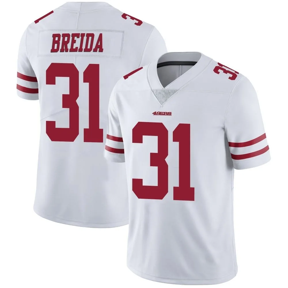 Youth San Francisco 49ers Matt Breida Nike Vapor Untouchable Limited White Jersey Youth San Francisco 49ers Matt Breida Nike Vapor Untouchable Limited White Jersey