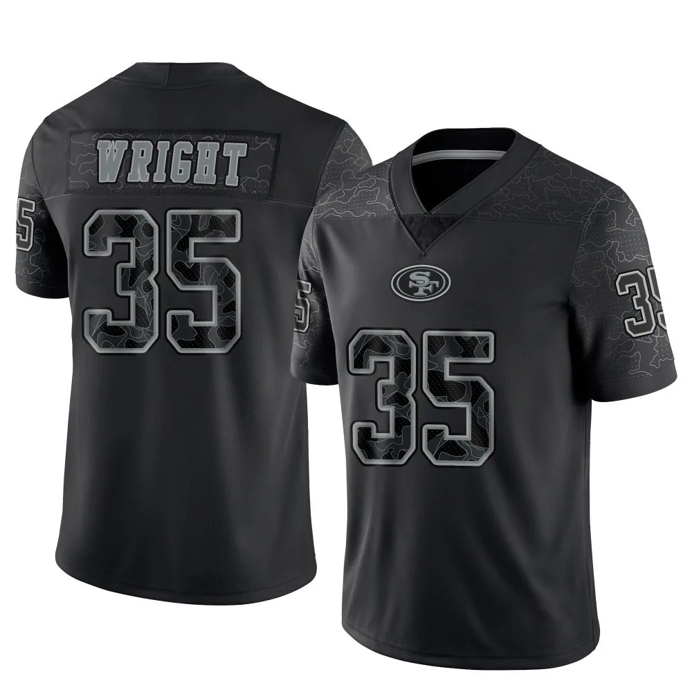 Men's San Francisco 49ers Matthew Wright Nike Reflective Limited Black Jersey Men's San Francisco 49ers Matthew Wright Nike Reflective Limited Black Jersey