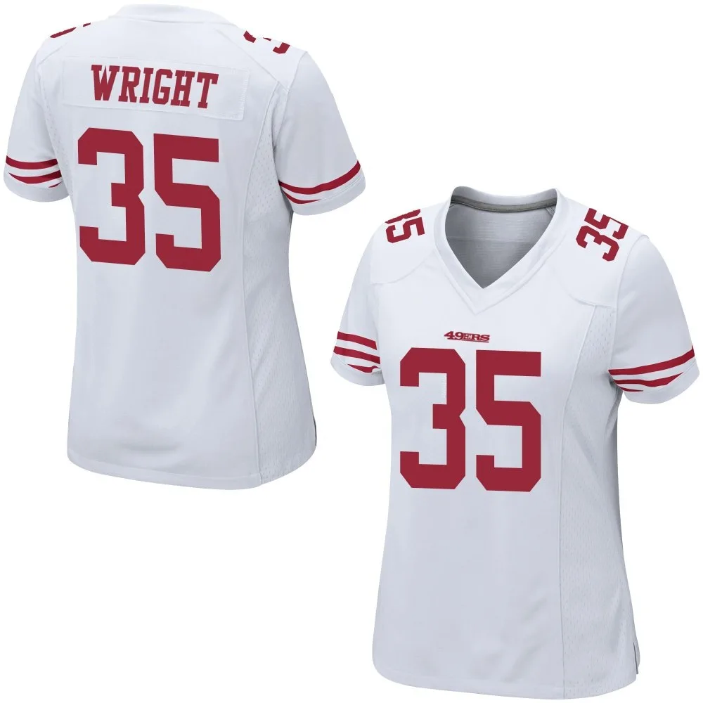 Women's San Francisco 49ers Matthew Wright Nike Game White Jersey Women's San Francisco 49ers Matthew Wright Nike Game White Jersey