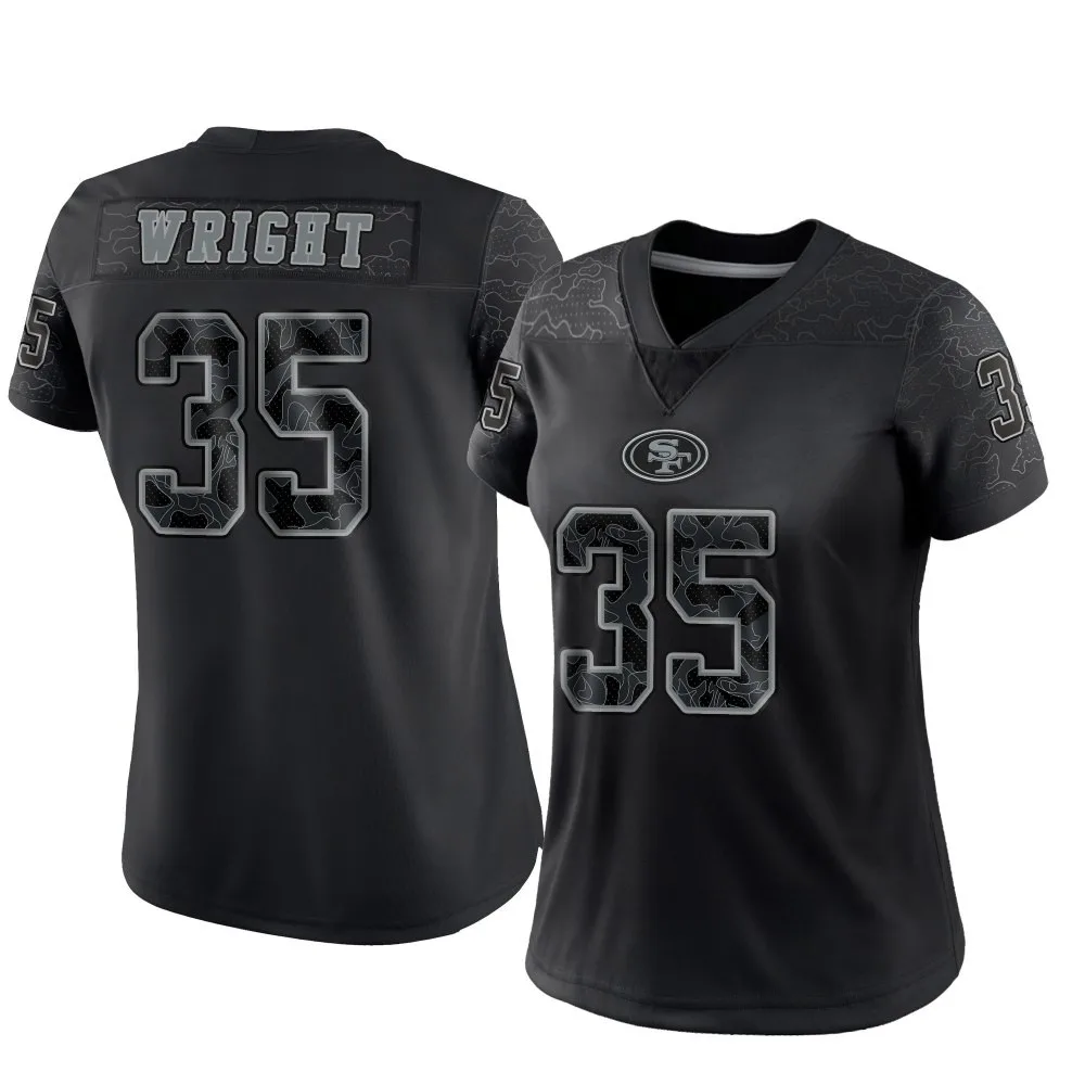 Women's San Francisco 49ers Matthew Wright Nike Reflective Limited Black Jersey Women's San Francisco 49ers Matthew Wright Nike Reflective Limited Black Jersey