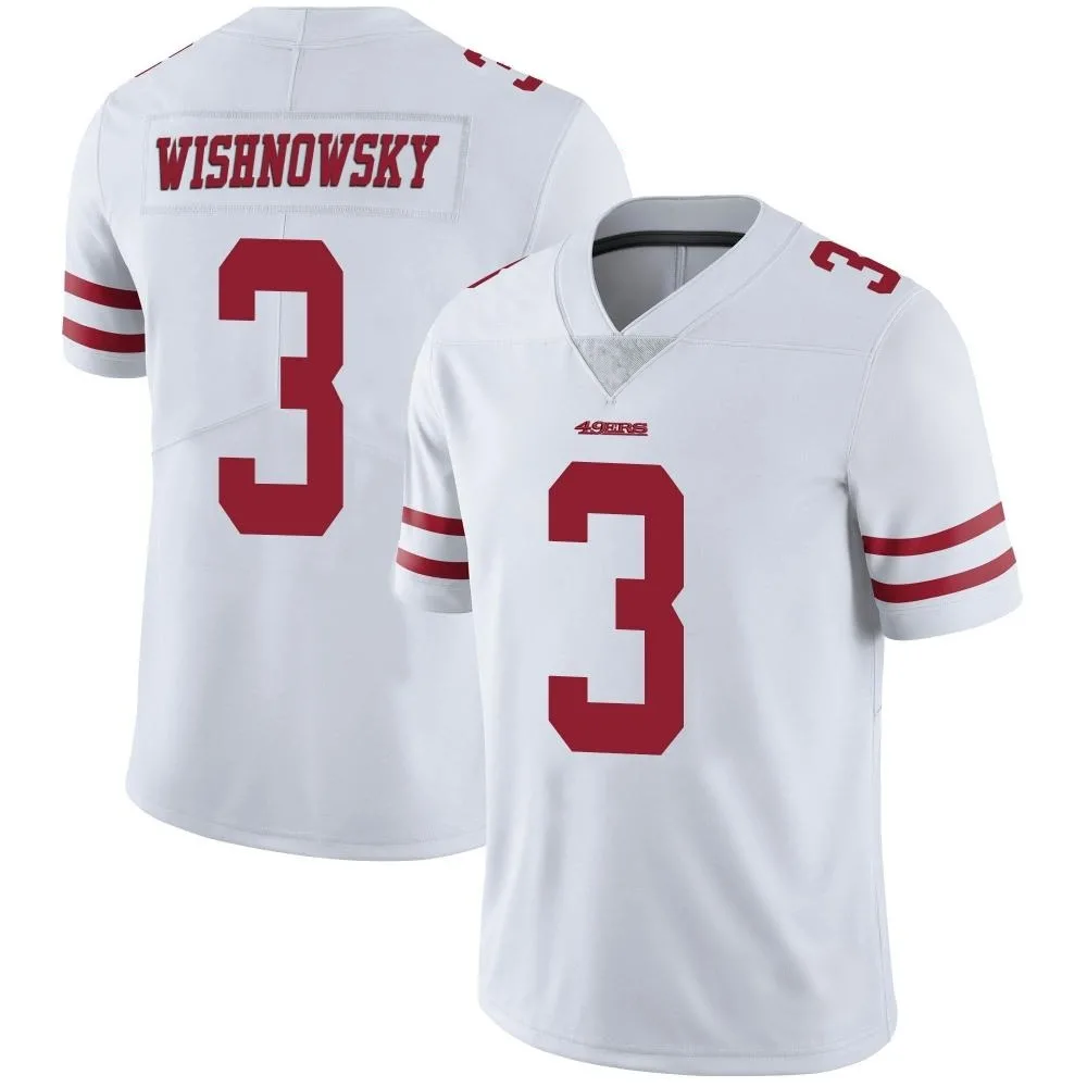 Youth San Francisco 49ers Mitch Wishnowsky Nike Vapor Untouchable Limited White Jersey Youth San Francisco 49ers Mitch Wishnowsky Nike Vapor Untouchable Limited White Jersey